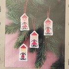 Birds Of A Feather Cross Stitch Chart - Santa s Elves With Bell Embellishments