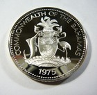 Bahamas 1975  Silver Proof Two Dollars  - Flamingos