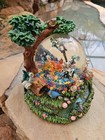 Disney Bambi Musical Motion Snow Globe  little April Shower -tested