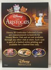 Disney Movie Club Dmc Exclusive Lenticular Card The Aristocats