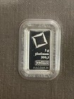 1 Gram  9995 Fine Platinum Bar - Valcambi  in Assay 