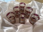 Vintage Rare Georges Briard Mcm Highball Cocktail Set Of 6 Glasses 22k Gold