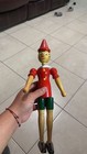 Vintage Wooden Pinocchio Doll Collectible Figurine Toy