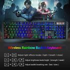 Wireless Backlit Mute Keyboard And Mouse Combo Support Charging Waterproof Led