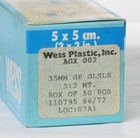 Wess Slide Mounts 5x5cm 2x2  Agx002  24x36mm  35mm Bx Of 50   Open Box