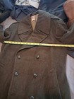1950s French Wool Greatcoat Overcoat Vintage Military Surplus Size Men s Medium