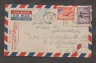 Singapore 1956 Cover To India