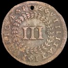 Portugal Joao V 3 Reis 1712 Vf
