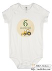 Monthly Baby Stickers  Work Vehicle  Truck  Work  Labor  Construction  Bulldozer