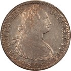 1805-mo Th Mexico 8 Reales Yon-m8-105  Km109 - Pcgs Au-55  Fresh   Nice 