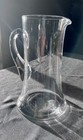 Vtg 50   s Mcm 3- Atomic Starbursts Etched Glass Cocktail Martini Pitcher 2 Qt