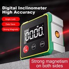 Digital Angle Finder W  Laser Level Inclinometer Magnetic Angle Gauge Protractor