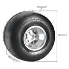 5  Slick Wheels 11x7 10-5 10x4 50-5 Tires Rim3 Stud For Go Kart Drift Trike Atv