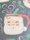 Christmas Cutting Board By Sleigh Bell Bistro Santa Claus Mugs Candy Canes New