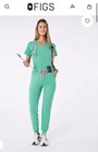 Figs Zamora Jogger Scrub Pant Green Po 7163 Medical Nurse Doctor Women   s Size S