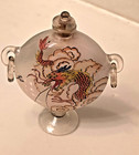 Vintage Reverse Painted Snuff perfume Bottle Painted Dragon  children Design  