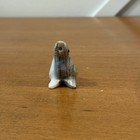 Sea Lion Seal Figure Hand Carved Stone Sea Life Gray Marble Vintage Decor Trinke