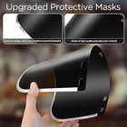 1 Pack Face Shield Replacement Lens  15 5  X 8  Black Protective Safety Face