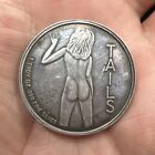Vintage Rare    heads Or Tails    Xxx 1 Troy Oz 999 Fine Silver Coin Round  patina 