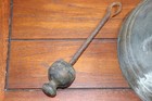 Antique Cast Brass Bronze 9    Ships Maritime Bell 17 Pounds Original Clapper