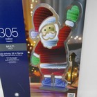 Celebrations Led Infinity 22 In Santa Claus Multi Color Indoor Christmas Light