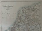1897 Holland And Belgium Original Antique Map By A   C Black