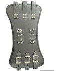 Genuine Buffalo Leather Black Corset Cincher Heavy Duty Unisex Corset Belt