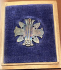 Wwii Japanese Ija Wound In Battle Badge Medal Pin In Original Box