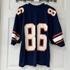 1981  Russell Athletic Virginia Uva Cavaliers Game Used  86 Football Jersey Xl