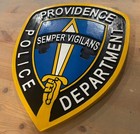 Police Providence Rhode Island 3d Routed Wood Patch Plaque Sign Custom