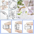 Makeup Sample Containers Screw On Lids  196  Plastic Containers Clear Lids Small