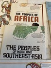 Nice Lot Of 17 National Geographic Vintage  Map Inserts