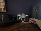 Asahi Pentax Sportsmatic 35mm Film Camera Body  Leather Case  Working  Vintage