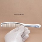 Solid 999 Fine Silver Smooth Long-handle Comb Unique Beauty   Wellness Accessory