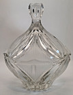 Crystal Clear frosted Crystal Novellette Ii Pattern Lead Crystal Candy Dish 9 
