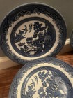 20 Piece Churchill Blue Willow Plates  Cups  Bowls  Dinnerware Set Unused