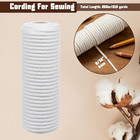 218 Yards Piping Cord For Sewing  Cotton Polyester Blend Braided Cording
