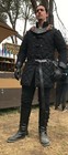 Jon Snow Black Knight Ragnar Viking Nobleman Mens Costume Lace Up Boots 10 11 12