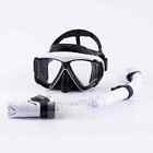Diving Masks Foldable Anti-fog Snorkel Mask Set With Full Dry Top System New