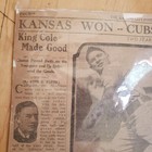 Chicago Cubs Vs  Philadelphia Athletics World Series 1910 Newspaper Frank Chance