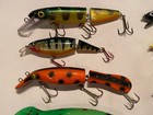 14 Vintage Musky Lures Buchertail Cisco Kid Depth Raider Hellraiser Jake Rapala