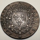 1645 France Louis Xiv Parties Casuelles Copper Jeton Coin Barley 1600s