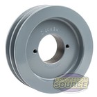 Cast Iron 4 75  Dual Groove Pulley Belt A Section 4l With 1  Sheave Bushing