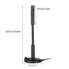 Usb Stand Mini Desktop Studio Speech Microphone Mic For Pc Laptop Netbook