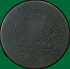 1802 Draped Bust Large Cent Almost Good Ag Coin  37153