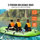 3-5 Person Inflatable Rafting And Fishing Boat Set With Oars Floating Boat Kayak