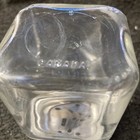 Parmesan Cheese   Hot Pepper Seed Shaker Clear Glass Table Top Shaker