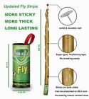 16 Rolls Fly Sticky Trap Paper Insect Bug Catcher Strip Fly Sticker Non Toxic Us