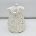 La5 Antique Staffordshire Napoleon Pitcher Relief Molded Battle Scene