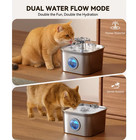 Feelneedy 95oz Stainless Steel Cat Water Fountain Automatic Pet Dispenser